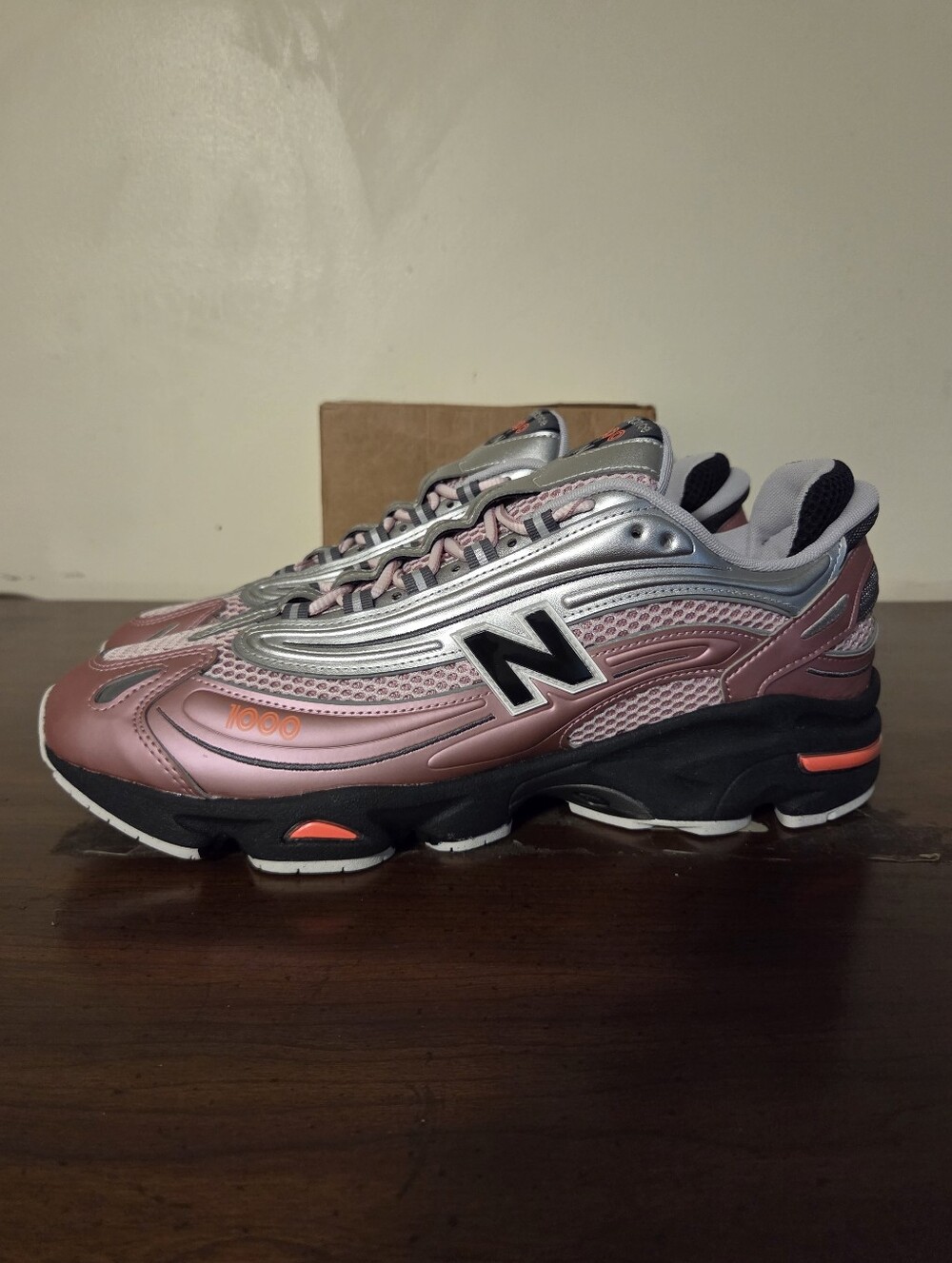 New Balance New Balance 1000 Pink Metallic Silver M1000U Mens Size 12 NWOB